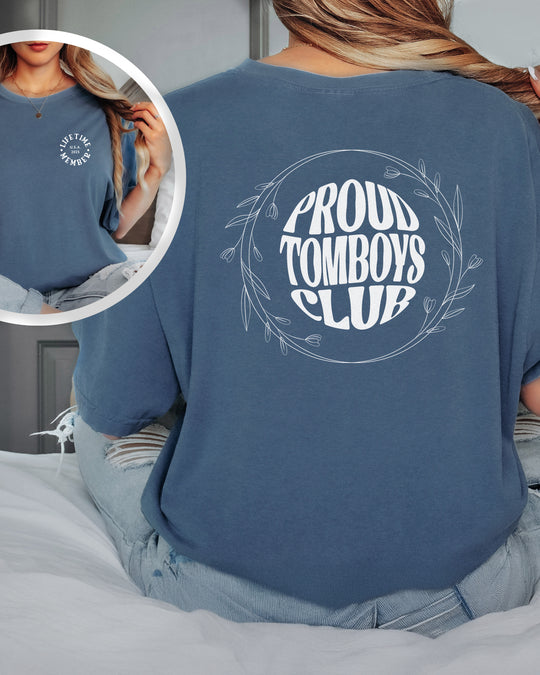 Proud Tomboys Club Womens T-shirt (heavy weight)