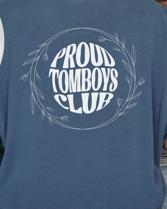Proud Tomboys Club Womens T-shirt (heavy weight)