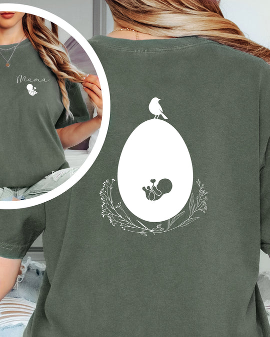 Mama Egg Womens T-shirt (heavy weight)