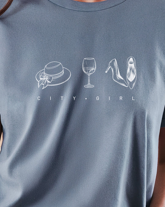 City Girl Womens T-shirt (heavy weight)