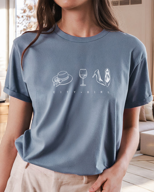 City Girl Womens T-shirt (heavy weight)