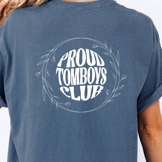 Proud Tomboys Club Womens T-shirt (heavy weight)