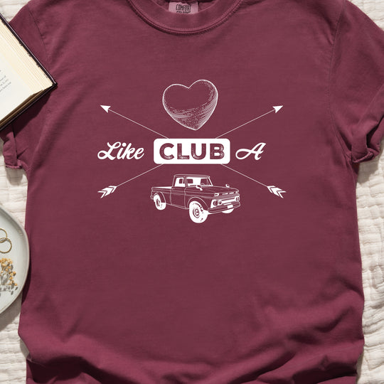 Heart like a Truck Womens T-shirt (heavy weight)