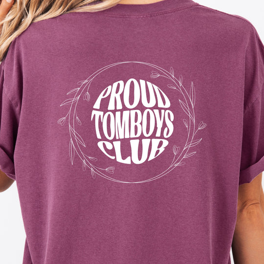 Proud Tomboys Club Womens T-shirt (heavy weight)