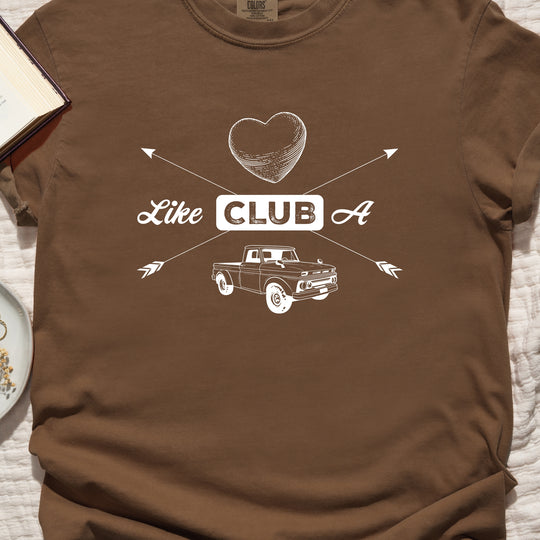 Heart like a Truck Womens T-shirt (heavy weight)