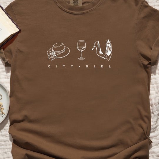 City Girl Womens T-shirt (heavy weight)