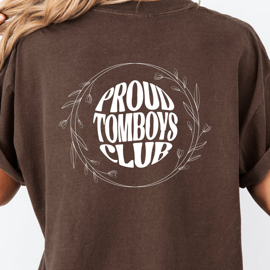 Proud Tomboys Club Womens T-shirt (heavy weight)