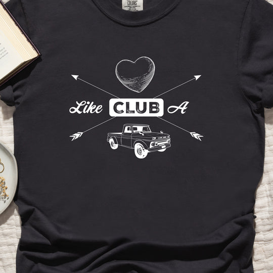 Heart like a Truck Womens T-shirt (heavy weight)