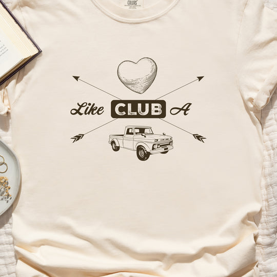 Heart like a Truck Womens T-shirt (heavy weight)