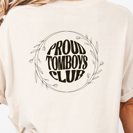Proud Tomboys Club Womens T-shirt (heavy weight)