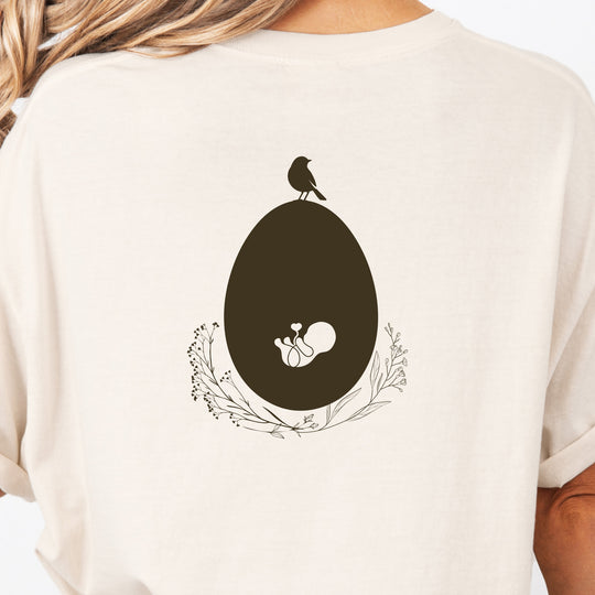 Mama Egg Womens T-shirt (heavy weight)