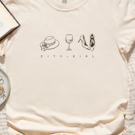 City Girl Womens T-shirt (heavy weight)