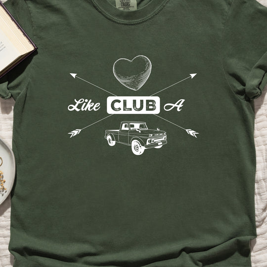 Heart like a Truck Womens T-shirt (heavy weight)