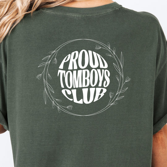 Proud Tomboys Club Womens T-shirt (heavy weight)