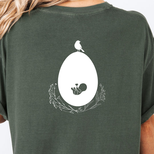 Mama Egg Womens T-shirt (heavy weight)