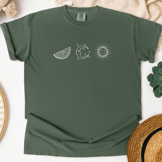 Watermelon Moonshine Womens T-shirt (heavy weight)