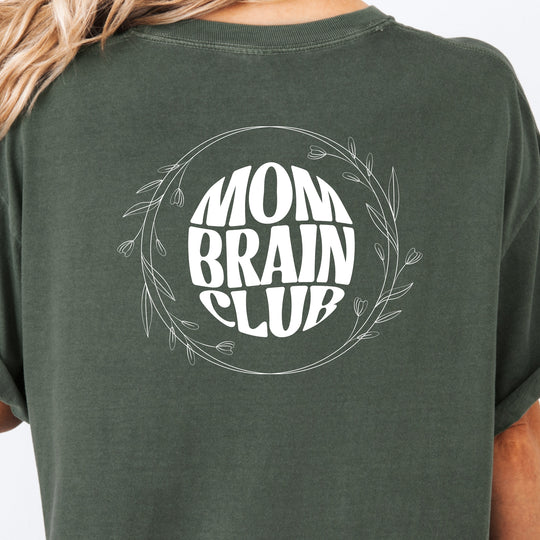 Mom Brain Club Womens T-shirt (heavy weight)