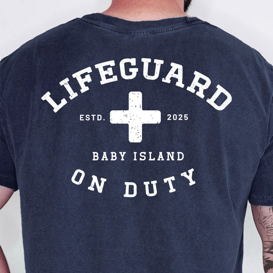 Lifeguard On Duty Mens T-shirt (heavy weight)