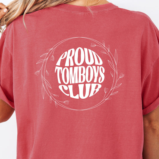 Proud Tomboys Club Womens T-shirt (heavy weight)