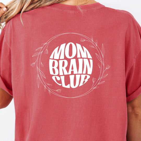 Mom Brain Club Womens T-shirt (heavy weight)