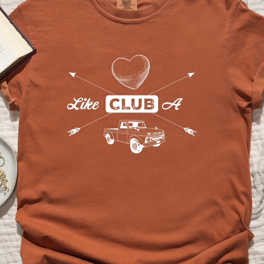 Heart like a Truck Womens T-shirt (heavy weight)