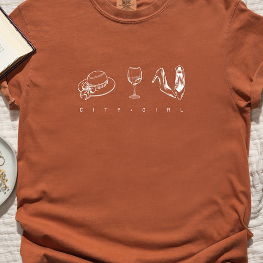 City Girl Womens T-shirt (heavy weight)
