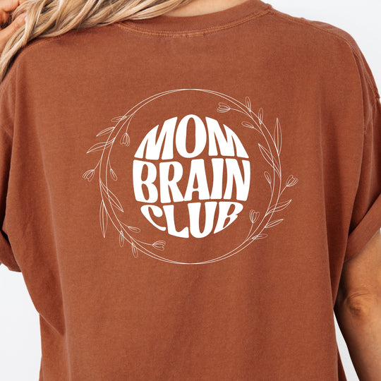 Mom Brain Club Womens T-shirt (heavy weight)