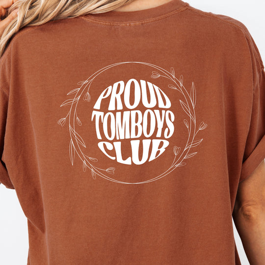 Proud Tomboys Club Womens T-shirt (heavy weight)
