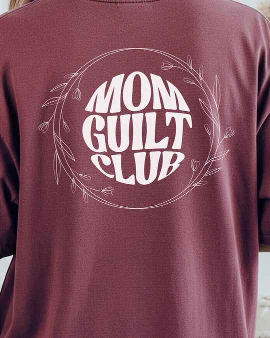 Mom Guilt Club Womens T-shirt (heavy weight)