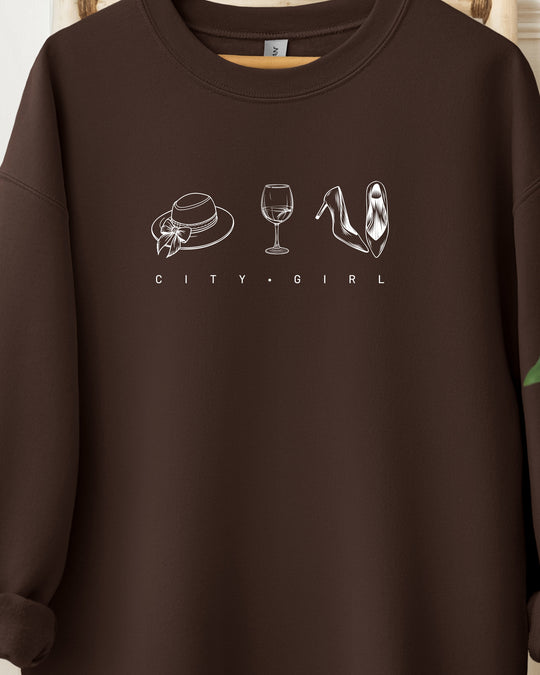 City Girl Womens Sweatshirt