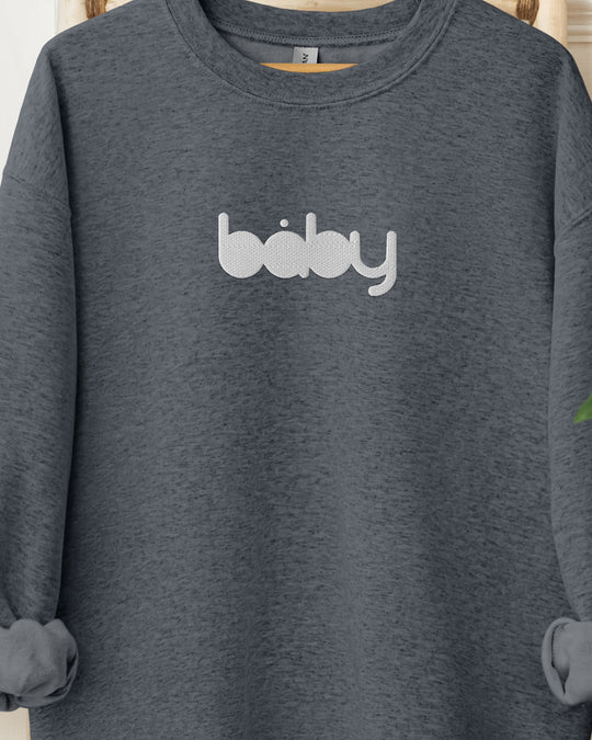 Baby Logo Embroidered Womens Sweatshirt