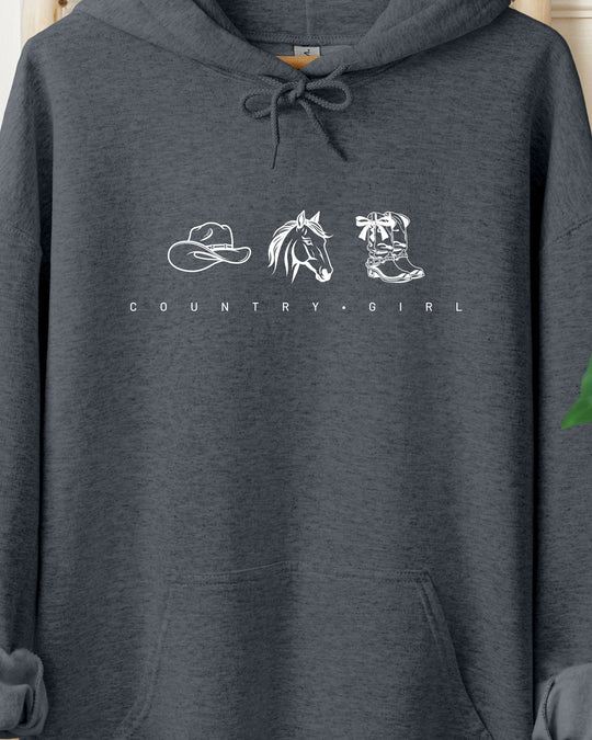 Country Girl Womens Premium Pullover Hoodie