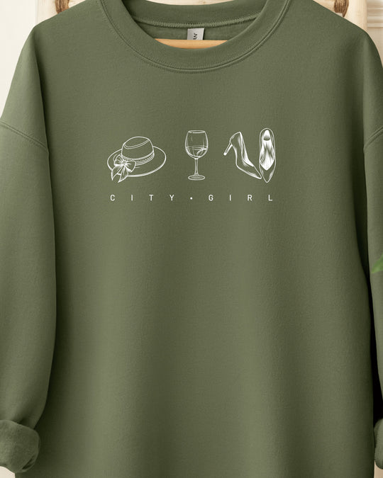 City Girl Womens Sweatshirt