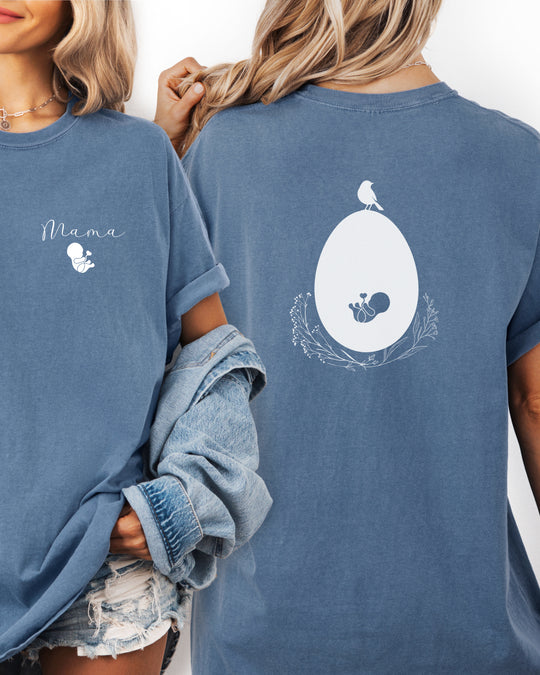 Mama Egg Womens T-shirt (heavy weight)