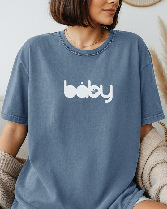 Baby logo with Baby Peanut Womens T-shirt (heavy weight)
