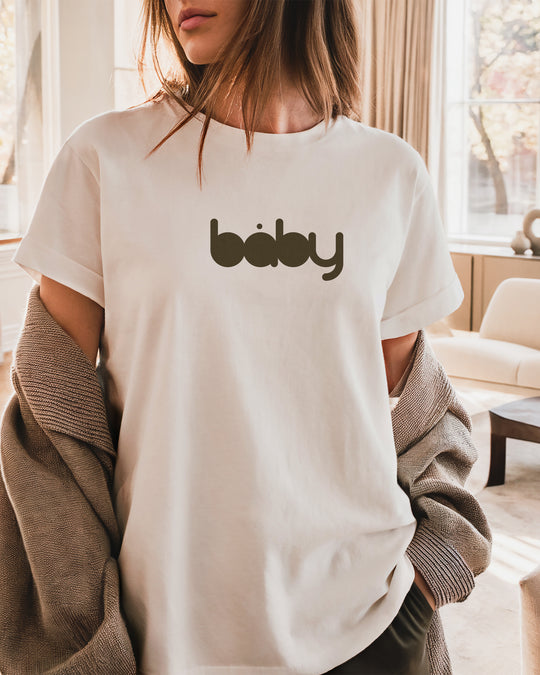 Baby logo Womens T-shirt (heavy weight)