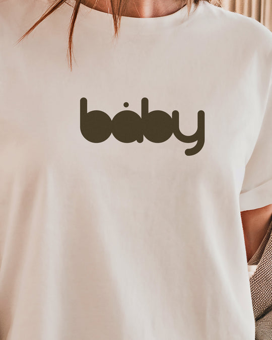 Baby logo Womens T-shirt (heavy weight)