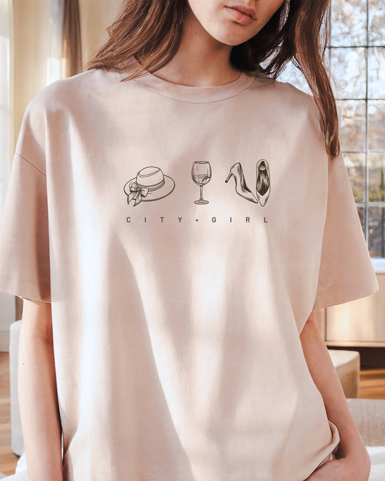 City Girl Womens T-shirt (heavy weight)