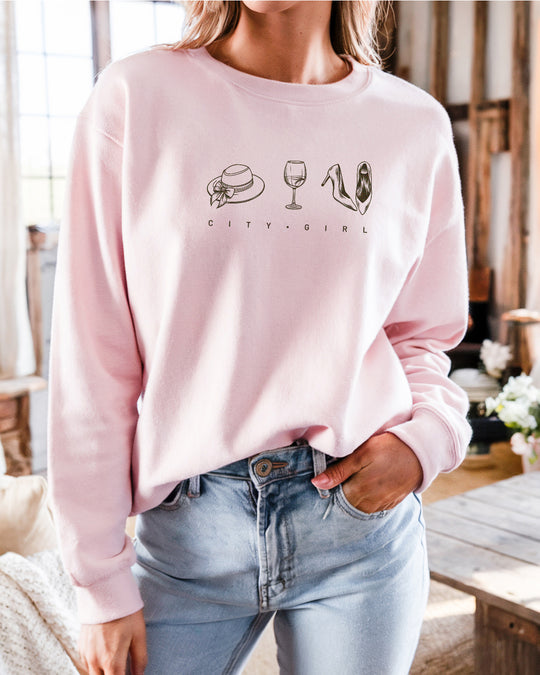 City Girl Womens Sweatshirt