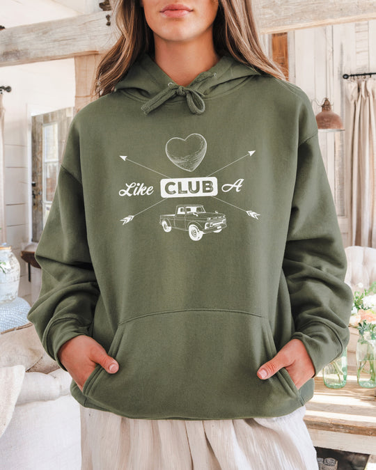 Heart like a Truck Womens Premium Pullover Hoodie