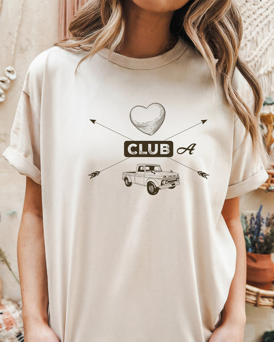 Heart like a Truck Womens T-shirt (heavy weight)