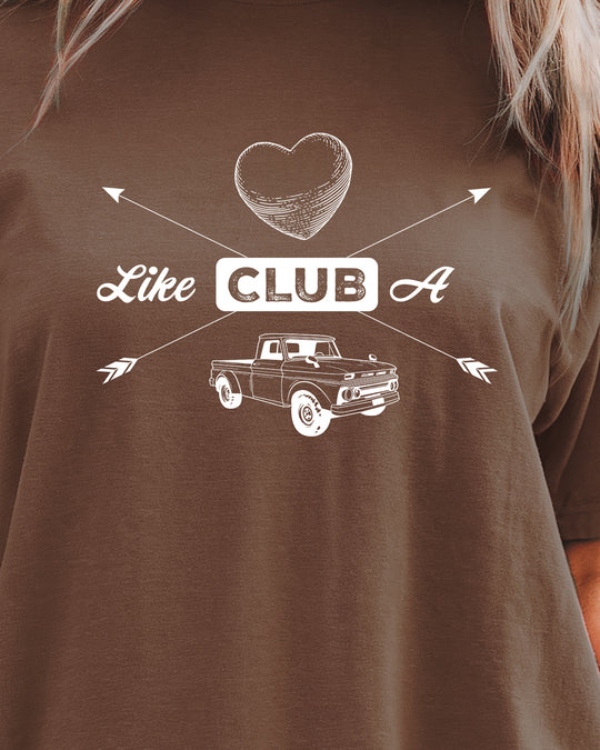 Heart like a Truck Womens T-shirt (heavy weight)
