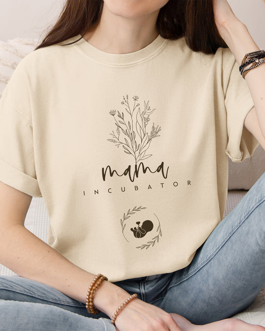 Mama Incubator Womens T-shirt (heavy weight)