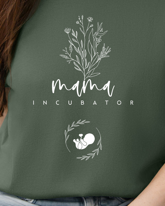 Mama Incubator Womens T-shirt (heavy weight)
