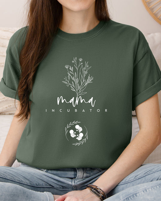 Mama Incubator Womens T-shirt (heavy weight)