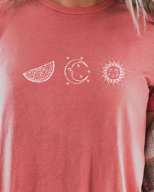 Watermelon Moonshine Womens T-shirt (heavy weight)
