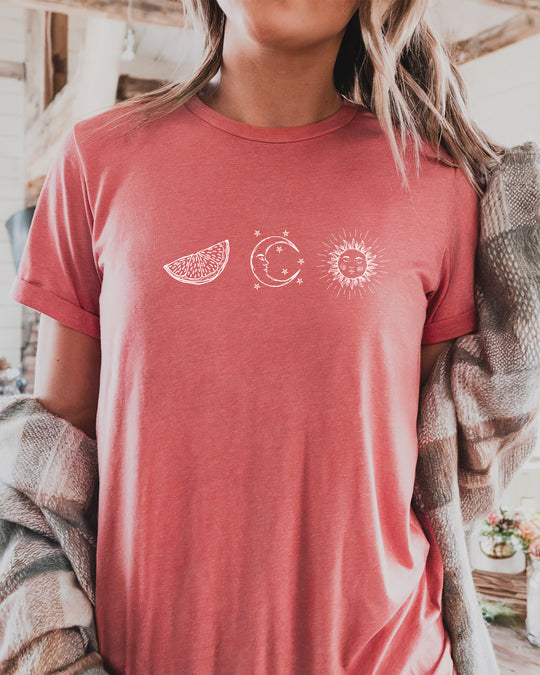Watermelon Moonshine Womens T-shirt (heavy weight)