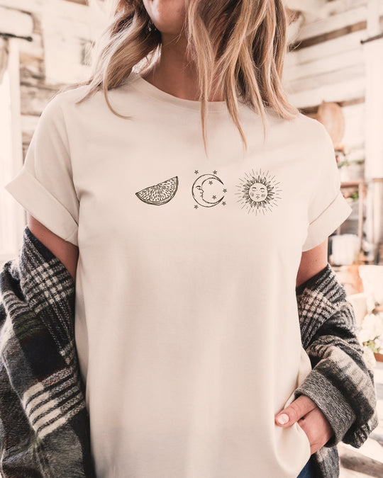 Watermelon Moonshine Womens T-shirt (heavy weight)