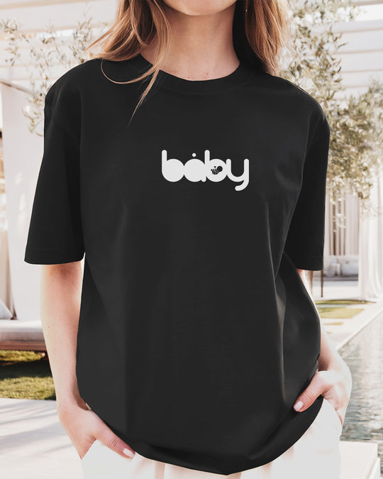 Baby logo with Baby Peanut Womens T-shirt (heavy weight)