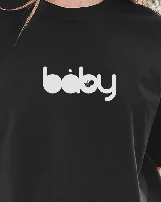 Baby logo with Baby Peanut Womens T-shirt (heavy weight)